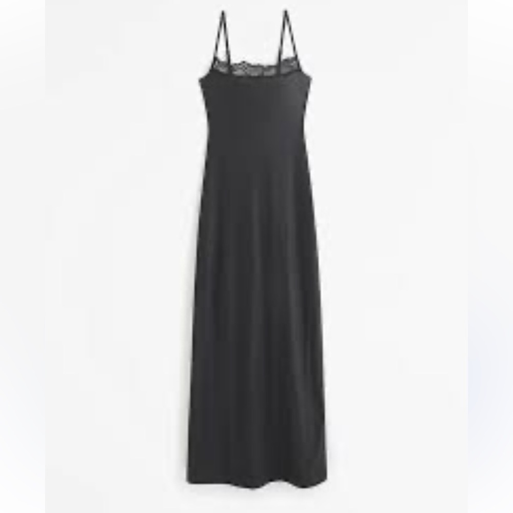 Abercrombie & Fitch Soft Matte Seamless Lounge Maxi Dress